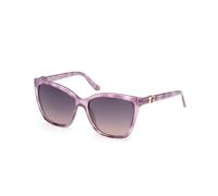 Guess Femme GU00191 80Z Lunettes de soleil Injecté Lilas Carré Normale
