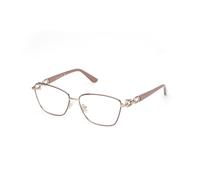 Guess Femme GU50179 058 Montures optiques Métal Beige Carré Normale