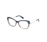 Guess Femme GU50183 092 Montures optiques Acétate Bleu Géométrique Normale