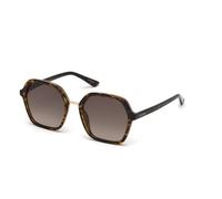 Guess Femme GU7557 52F Lunettes de soleil Injecté Géométrique Normale Ombré