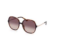 Guess Femme GU7844 52F Lunettes de soleil Injecté Havane Marron Ronde Normale Ombré