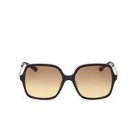 GUESS Femme GU7845 Lunettes de Soleil, Shiny Black, 57