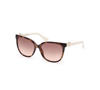 Guess Femme GU7864 53F Lunettes de soleil Injecté Havane Marron Ronde Normale Ombré