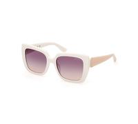 Guess Femme GU7889 21Z Lunettes de soleil Acétate Blanc Violet Carré Normale Ombré
