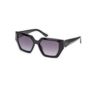 Guess Femme GU7896 01B Lunettes de soleil Injecté Noir Gris Géométrique Normale Ombré