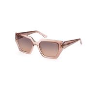 Guess Femme GU7896 47F Lunettes de soleil Injecté Marron Marron Géométrique Normale Ombré