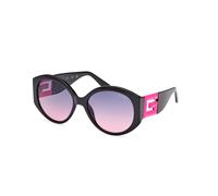Guess Femme GU7917 74T Lunettes de soleil Injecté Rose Rouge Ronde Normale Ombré