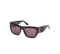 Guess Femme Guess GU00252 52E Lunettes de soleil Injecté La Havane Marron Carré Normale