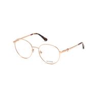 Guess Femme Guess GU2812 028 Montures optiques Métal Or Ronde Normale