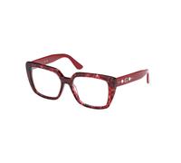Guess Femme Guess GU50174 068 Montures optiques Acétate Rouge Carré Normale