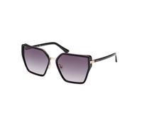 Guess Femme Guess GU7871 01B Lunettes de soleil Injecté Noir Gris Papillon Normale Ombré