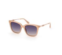 Guess Femme Guess GU7886 57B Lunettes de soleil Injecté Beige Gris Carré Normale Ombré