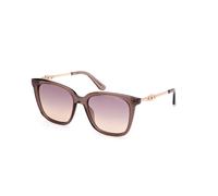 Guess Femme Guess GU7886 59Z Lunettes de soleil Injecté Beige Violet Carré Normale Ombré