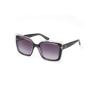 Guess Femme Guess GU7908 05B Lunettes de soleil Injecté Noir Gris Carré Normale Ombré