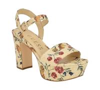 GUESS Femme Haldem Sandale, Floral 101, 37.5 EU