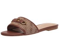 GUESS Femme Hammi Sandale, Marron Multi 210, 38.5 EU