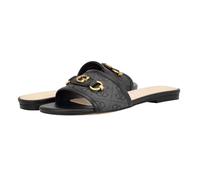 GUESS Femme Hammi Sandale Plate, Noir 001, 37 EU