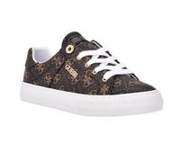 Guess Baskets Loven3 Tissu Marron Multi Femme Taille 37 EU