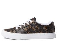 GUESS Femme Loven3 Basket, Tissu Marron Multi, 40 EU