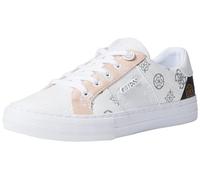 GUESS Femme Loven Basket, White Pink 680, 40 EU