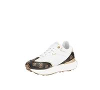 Guess Femme Luchia Basket, Blanc/Multicolore, 40 EU