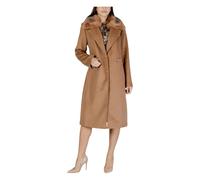 Guess, Femme, Manteaux, Beige, Taille: 44 FR Karole Fur Collar Coat