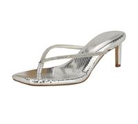 GUESS Femme Mayan Sandale à Talon, Argent 098, 36 EU