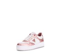 GUESS Femme MIRAM6 Sneaker, Blanc/Rose, 36 EU