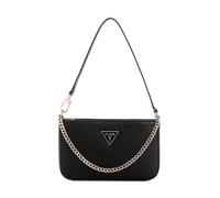 GUESS Femme Noelle Mini Top Zip Shoulder Sac à bandoulière, Noir, Taille Unique