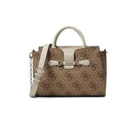 GUESS Femme Nolana Girlfriend Satchel Cartable, Logo Latte/OS, Taille Unique