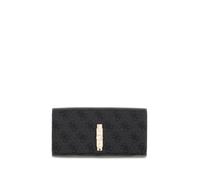 Guess Femme Portefeuille Yvonne Logo SLG Flap Organizer Noir Anthracite
