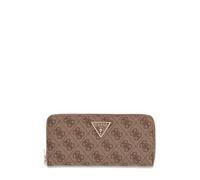 Guess Portefeuille Laurel II SLG Femme Grand zippé Latte Logo