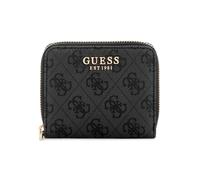 Guess Porte-monnaie femme Laurel II SLG Small Zip Around Gris foncé/Noir Coal Logo