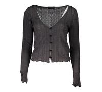 Guess, Femme, Pulls, Gris, Taille: 36 FR Gilet Gris à Manches Longues
