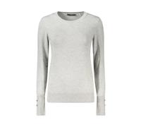Guess, Femme, Pulls, Gris, Taille: 38 FR Tricot à col rond