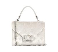 Guess, Femme, Sacs, Blanc, Taille: ONE Size Zalina Mini Top Handle Flap