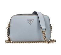 Guess, Femme, Sacs, Bleu, Taille: ONE Size Noelle Saffiano Mini Crossbody