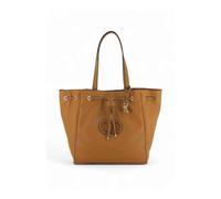 GUESS Sac à épaule brun clair pour femme - Calebra Drawstring Tote Cognac 310225