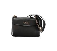 Guess, Femme, Sacs, Noir, Taille: ONE Size Sac à main en polyéthylène noir avec poignées chaîne
