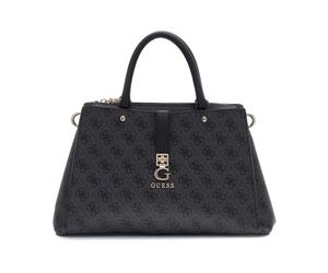 Guess, Femme, Sacs, Noir, Taille: ONE Size Sac à main en simili cuir noir - Modèle porté main