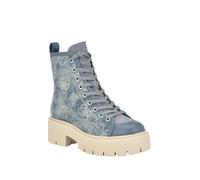 GUESS Femme Shutter Rangers, Logo Denim Bleu, 37 EU