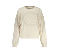 Guess, Femme, Sweatshirts et sweats à capuche, Blanc, Taille: 40 FR SweaT-shirt en coton