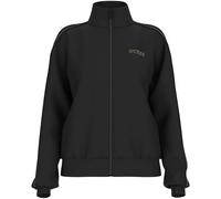 Guess, Femme, Sweatshirts et sweats à capuche, Noir, Taille: 40 FR SweaT-shirt Octavia à col montant et fermeture éclair intégrale