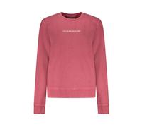 Guess, Femme, Sweatshirts et sweats à capuche, Rouge, Taille: 36 FR Cotton SweaT-shirt