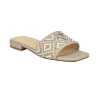 GUESS Femme Tamsen Sandale Plate, Gris Blanc 030, 39 EU