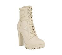 GUESS Femme Tanisa Bottine, Crème 150, 38.5 EU