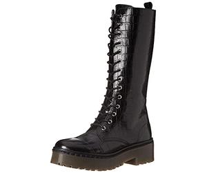Guess Femme TOKI Botte Tendance, Noir, 41 EU