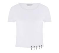 Guess, Femme, Tops, Blanc, Taille: 38 FR Elisabette T-shirt
