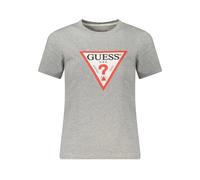 Guess, Femme, Tops, Gris, Taille: 44 FR T-shirt Coupe Slim
