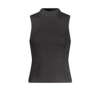 Guess - Débardeur en Coton Noir avec Bretelles Larges - Femme - Tops - Noir - Taille: 38 FR